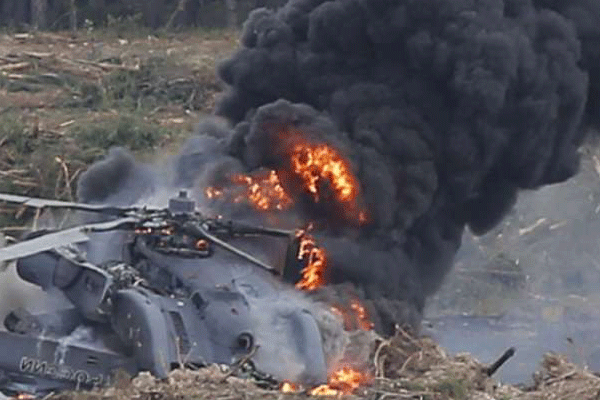 Suriye'de Rus helikopteri düşürüldü!