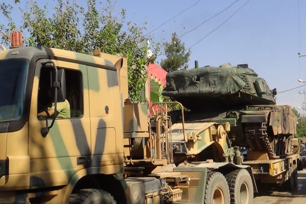 Suriye sınıra askeri sevkiyat