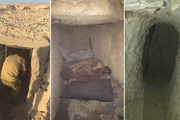 IŞİD'in keskin nişancılarının kullandığı gizli tünel bulundu