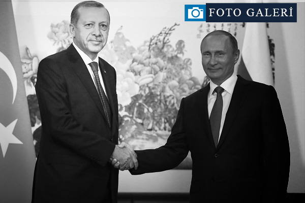 Erdoğan-Putin görüşmesinden ilk kareler