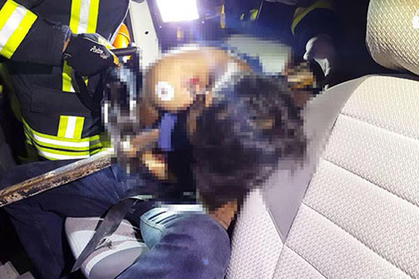 Denizli'de kan donduran kaza (+18)