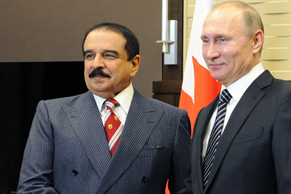 Bahreyn Kralı, Putin ile görüşecek