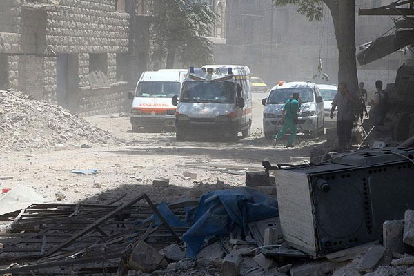 Esed rejiminden Halep'e klor gazlı saldırı