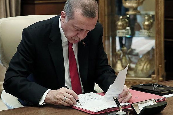 Erdoğan'dan yeni kanun onayı