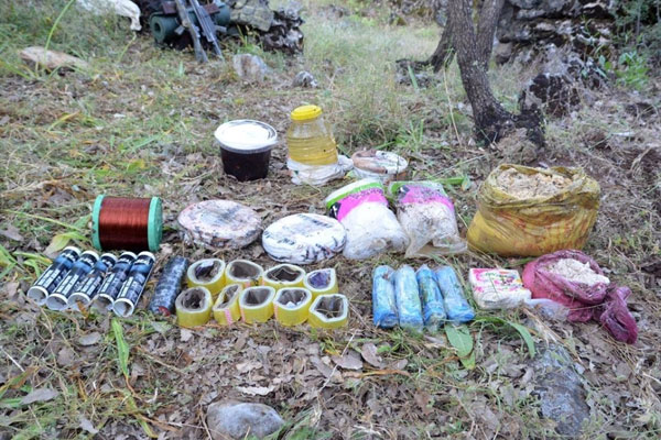 EYP malzemeleri ele geçirildi