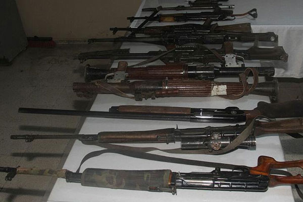 Çukurca'da mühimmat ele geçirildi