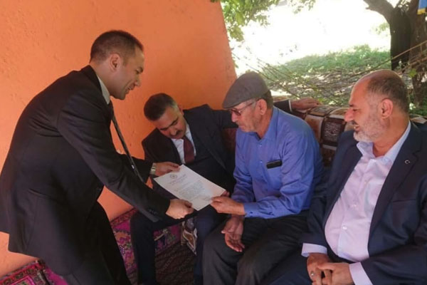 15 Temmuz şehitlerinin ailelerine bayram mesajı