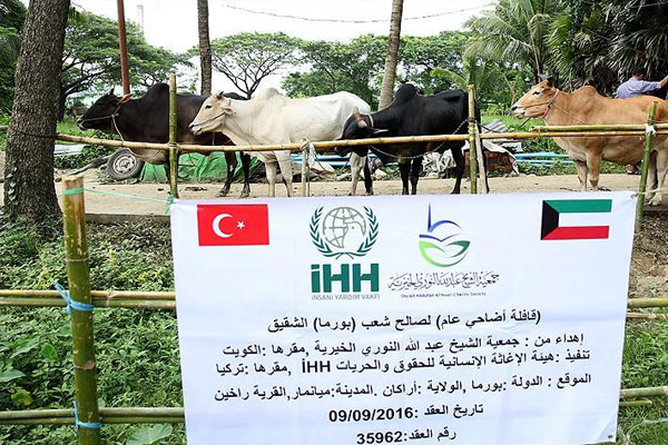 Myanmar'daki Müslümanlar yalnız bırakılmadı