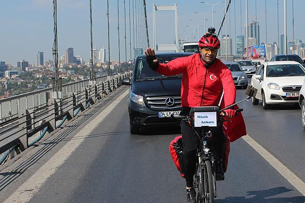 Darbeye karşı pedal çevirdi