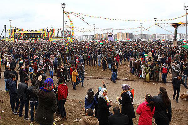 Diyarbakır'daki nevruz kutlaması sona erdi