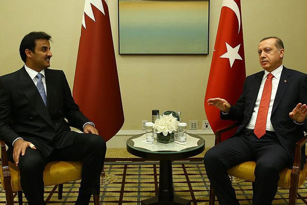Erdoğan Katar Emiri'yle görüştü