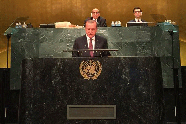 Erdoğan BM'de konuştu
