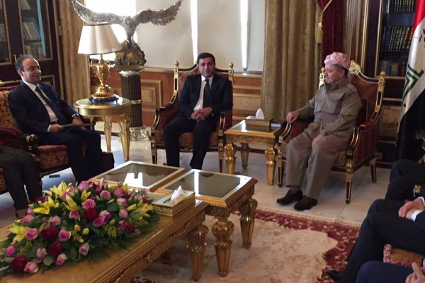 HDP heyeti Barzani ile görüştü