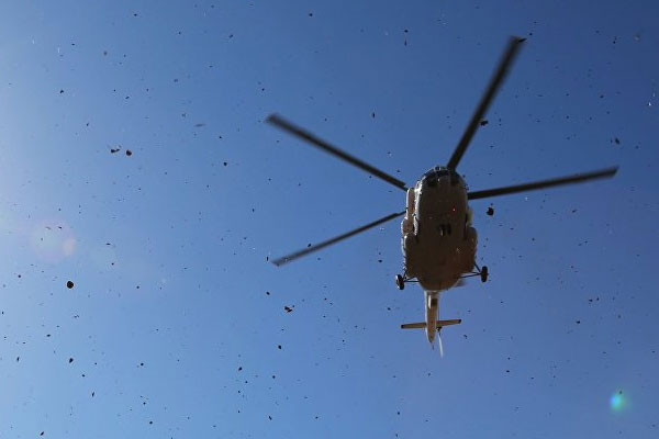 Moskova’da eğitim helikopteri düştü