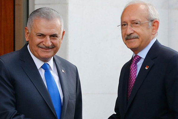 Başbakan Yıldırım, Kılıçdaroğlu ile görüştü