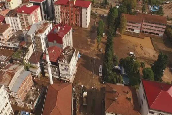 Trabzon'da sel felaketi