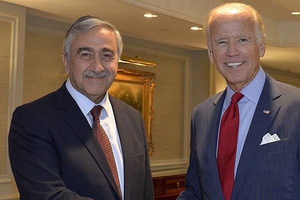 Akıncı, Biden'le görüştü