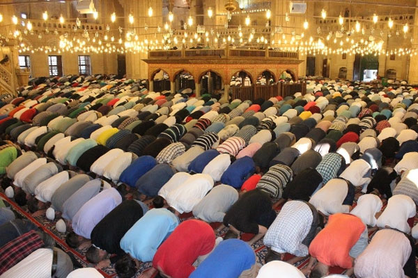 Selimiye Camii doldu, taştı