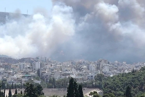 Yunanistan'ın ciğerleri yanıyor