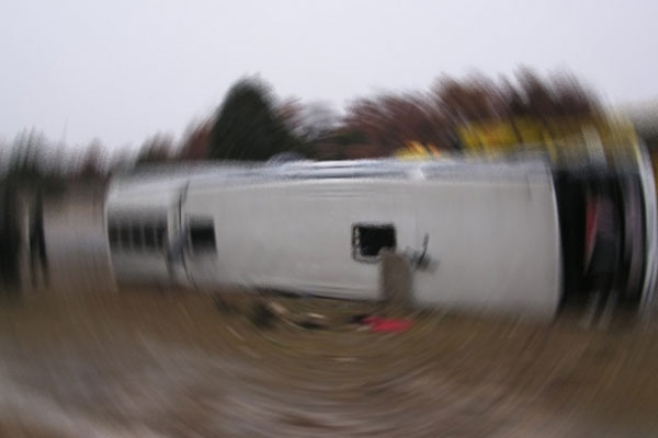 Kayseri'de otobüs kazası: 20 yaralı