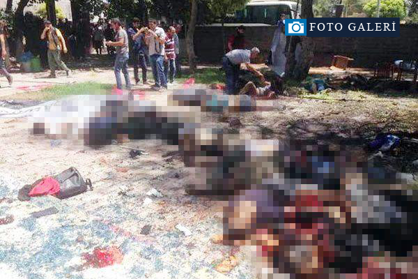 Suruç'taki patlama sonrası ilk görüntüler