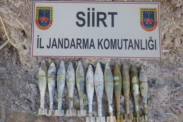 Baraj yakınında mühimmat bulundu