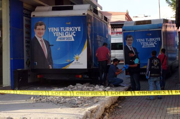 AK Parti binasına bomba bırakıldı