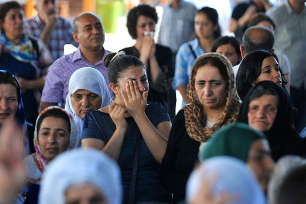 Suruç'taki 'katliamda' yaşamını yitirenler uğurlanıyor