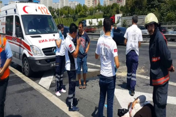 Zincirleme kaza TEM'i kilitledi