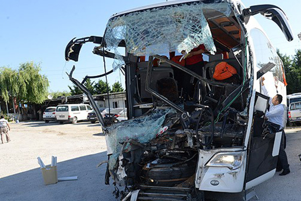 Başkentte korkutan kaza