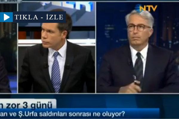 Canlı yayında 'Suruç' kavgası