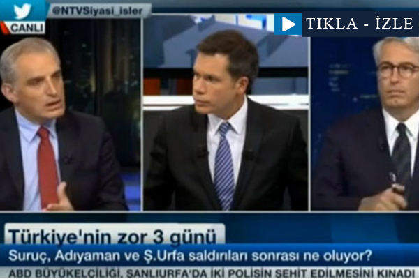 Canlı yayında 'Suruç' tartışması