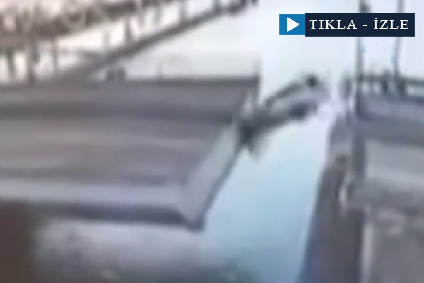 Cip köprüden böyle uçtu