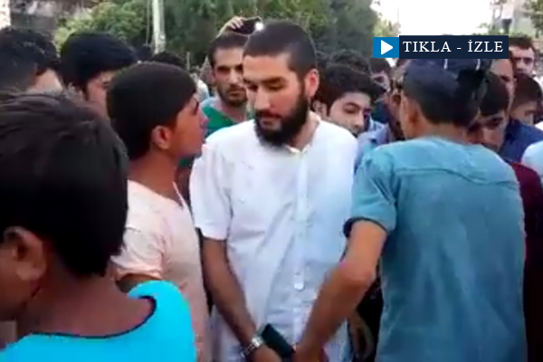 Suruç'ta sakallı gence linç girişimi