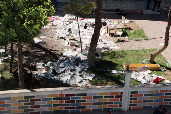 Canlı bombanın son görüntüleri