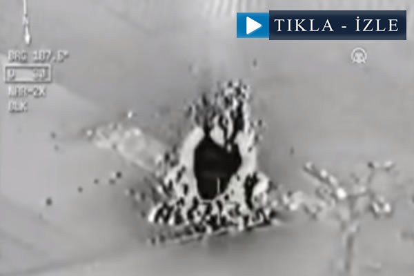 Türkiye uçakları IŞİD'i böyle vurdu