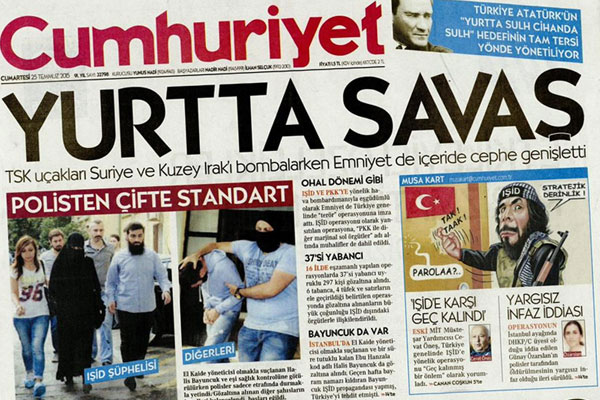 Cumhuriyet operasyonlardan rahatsız