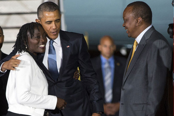 Obama baba memleketinde