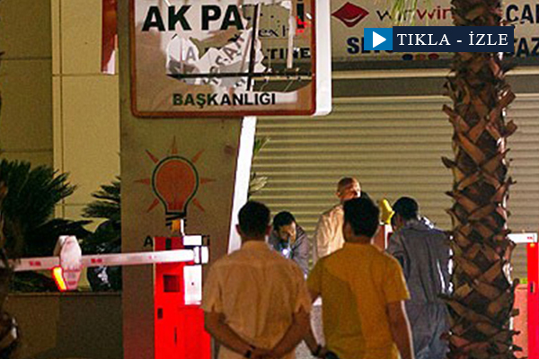 Ak Parti binası önünde patlama