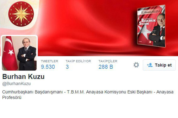 Burhan Kuzu'nun yeni görevi