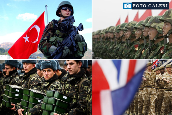 Dünyanın en güçlü 35 ordusu