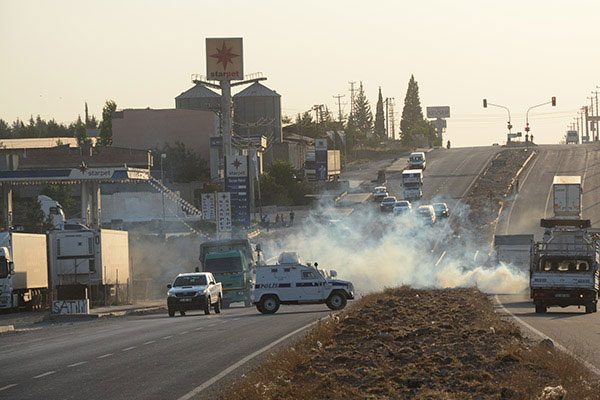 Mardin'de izinsiz gösterilere müdahale