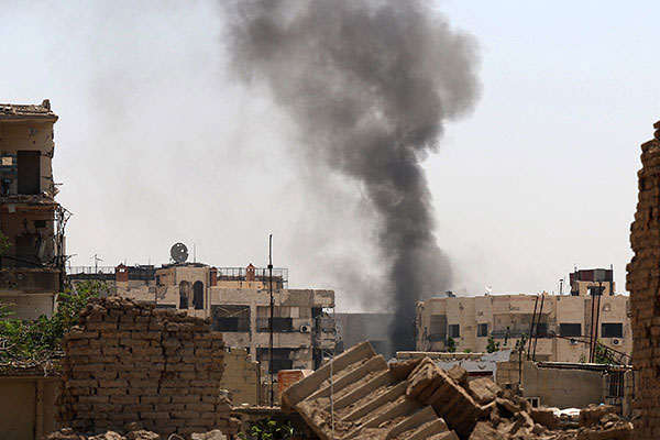 Baas rejimi  sivilleri  vurdu