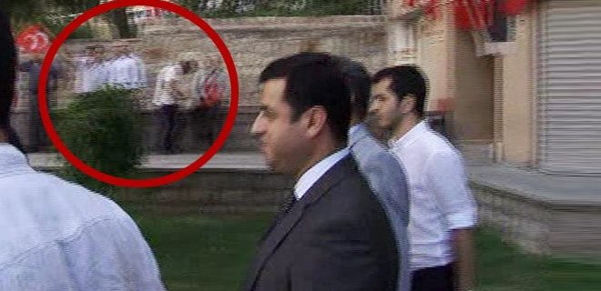 Demirtaş'a protesto iddiası