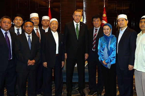 Erdoğan Çin İslam Cemiyeti ile görüştü