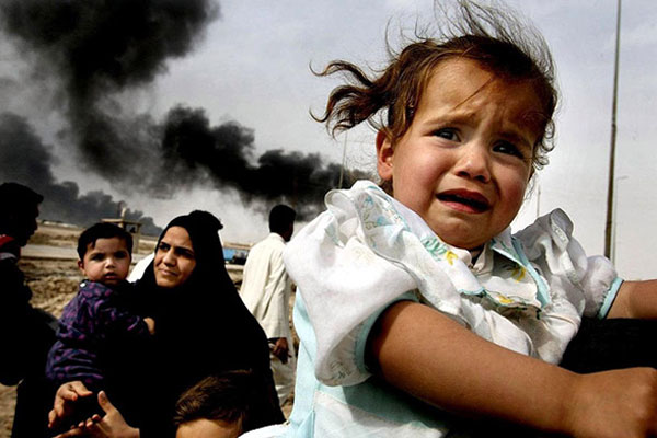 Çocuklar ölümden kaçamadı