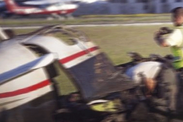 Meksika'da uçak düştü