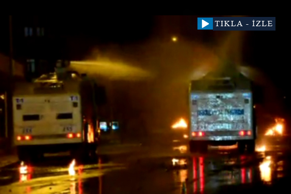 Batman'da izinsiz gösteriye polis engeli