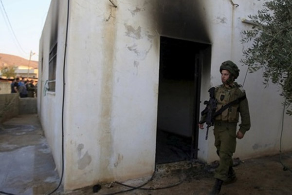 Filistinli bebeği yakanlara tepki büyüyor