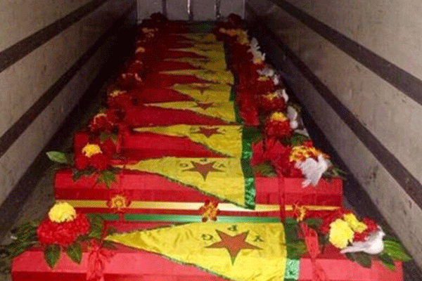 13 YPG'linin cenazesi Türkiye'de